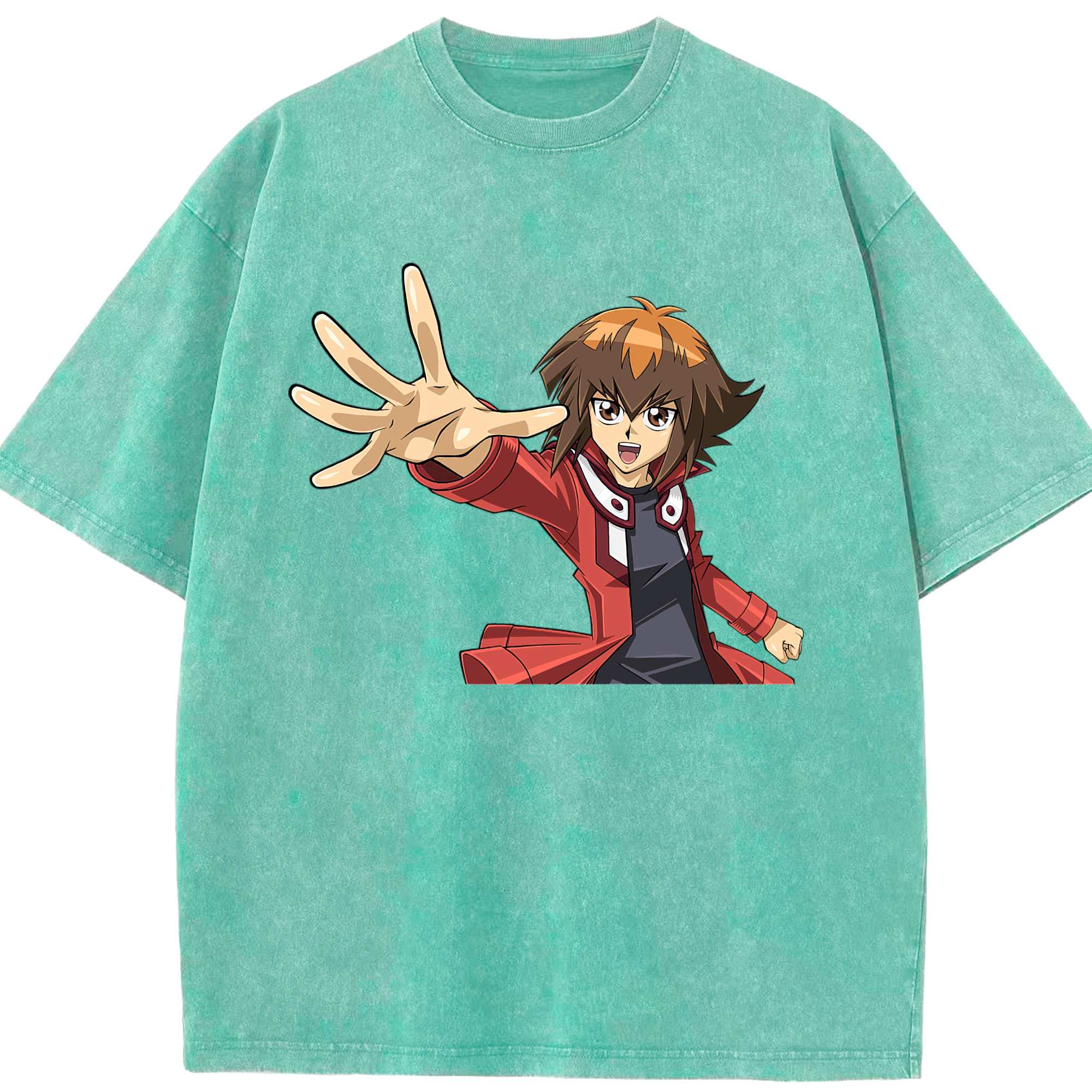 （画像用） 遊☆戯☆王 Yu-Gi-Oh! 綿100% ヴィンテージ風 半袖Tシャツ（フロントプリント）